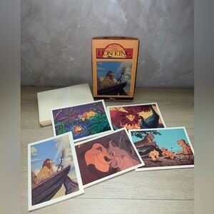Vintage Disney Store The Lion King Notecard Set – Complete